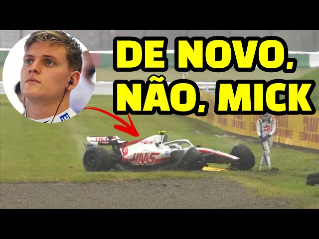 Mick Schumacher bate sozinho após final do treino da F1