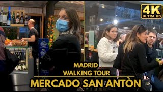 Madrid |Virtual Walking Tour | Mercado San Anton & Chueca!🇪🇦 (4k Ultra HD 60FPS)