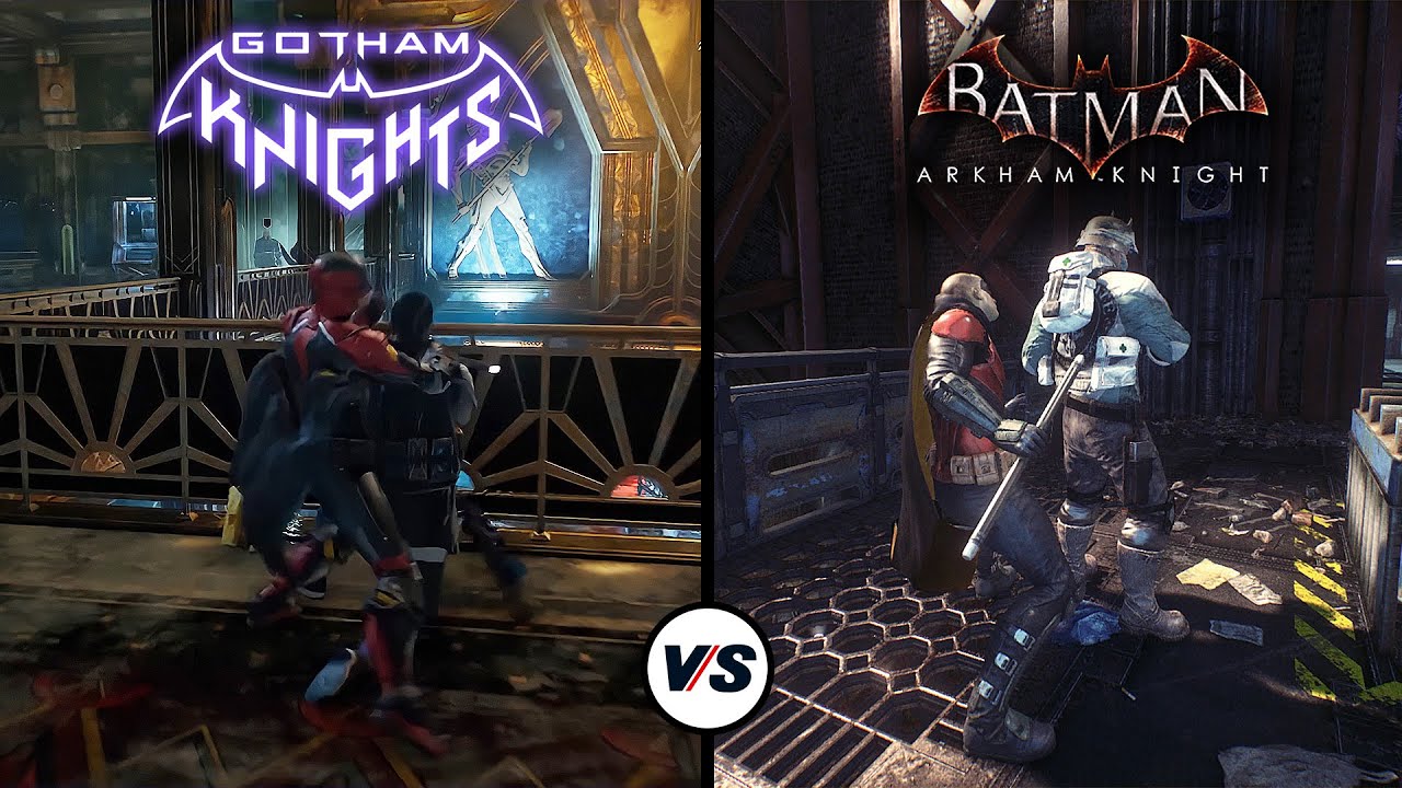 Gotham Knights vs Batman Arkham Knight Early Gameplay Comparison YouTube Gotham Knights vs Batman Arkham Knight Early Gameplay Comparison YouTube