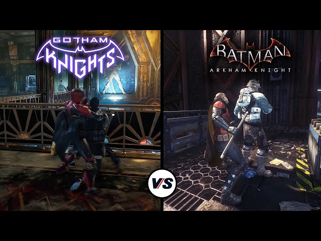 Gotham Knights vs Batman Arkham Knight - Gameplay Comparison - Gamology  Pixel Zoom ﻿, That's how you know that Batman Arkham Knight is way ahead  of its time 🤯🦇, By Gamer Forecast