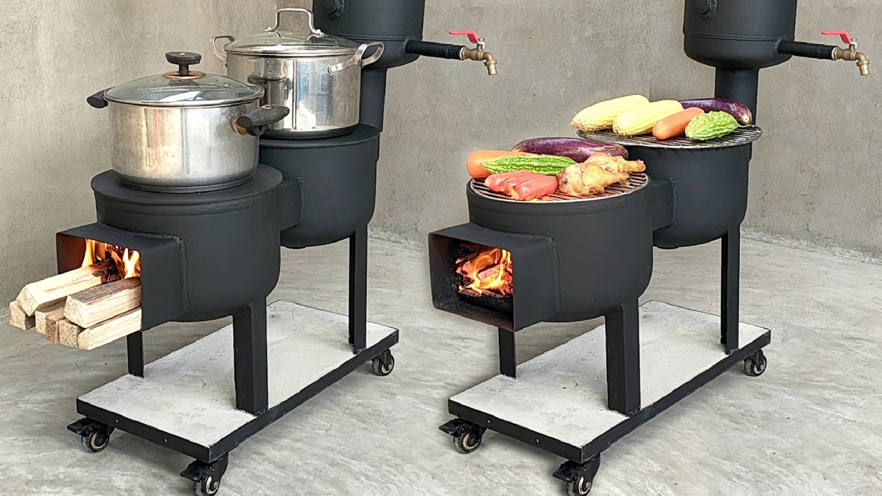 Как сделать дровяную печь из старых газовых баллонов – метод, который интересуют миллионы людей.