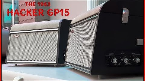 THE 1963 HACKER CAVALIER GP15 RECORD PLAYER - A REBUILD!