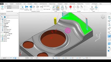 10 Creacion de limites con superficie seleccionada con Powermill CAD CAM