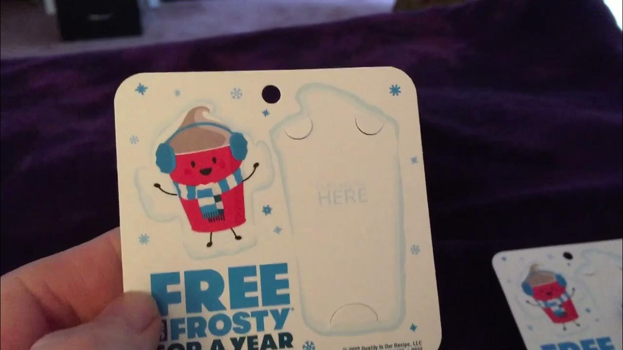 Wendy’s Free (?) Frosty Keychain YouTube