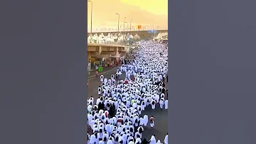 لبيك اللهم لبيك الحج 1443 توافد الحج اج من كل بقاع الأرض تلبية الحج من مكة 