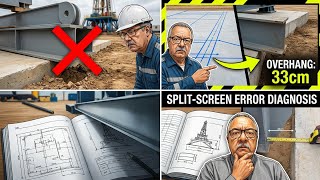 Rig Setup Error: Substructure Extends Beyond Concrete Pad
