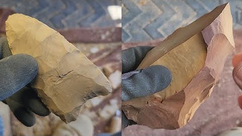 2153 - Part 3 - Working on Clovis #flintknapping