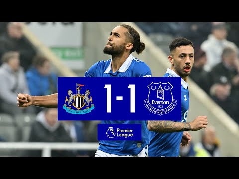 NEWCASTLE 1-1 EVERTON | Premier League highlights