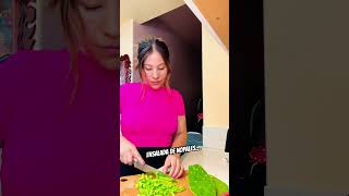 Fui al monte a cortar nopales para una rica ensalada… #musica #shortsfeed #vieal #rancho