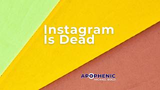 Instagram is network television now.