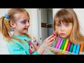 Марго и Настя про игры с косметикой для детей Kids Makeup