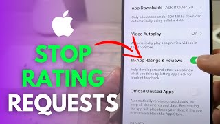 How To Stop iPhone From Asking For Ratings And Reviews