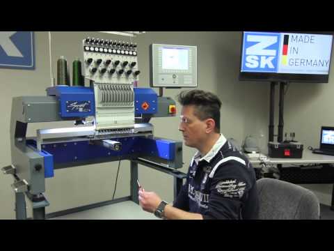 ZSK Maintenance - Changing the needle on the ZSK machine