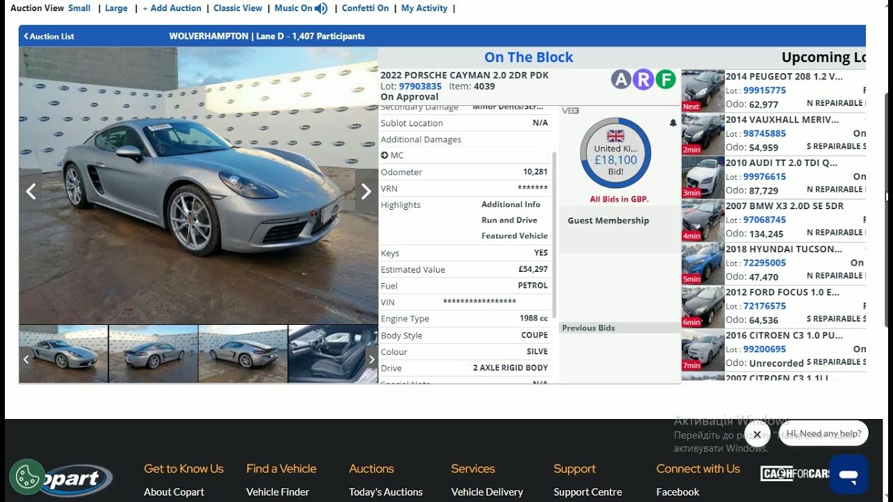 Live Copart Live Copart UK Car Auction | Real Bidding & Final Prices - YouTube