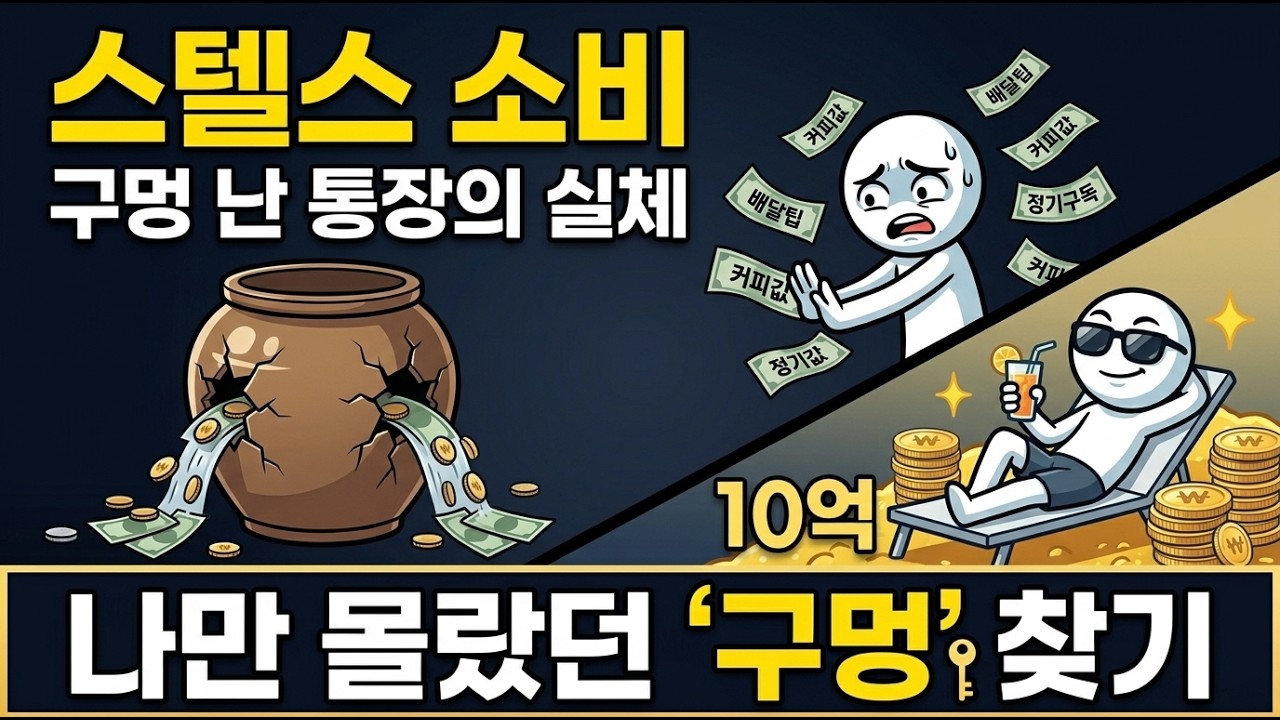 월 500 벌면 부자 될 줄 알았죠? 당신의 통장이 '구멍 난 항아리'인 진짜 이유
