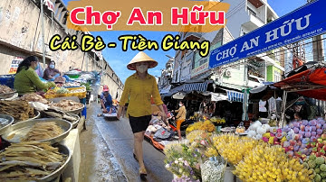 Ngập tràn đồ Tết ở chợ An Hữu, Cái Bè, Tiền Giang