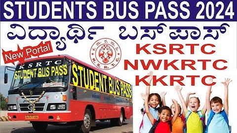 KSRTC Student Bus Pass online application 2024 | How to Apply for Students Bus Pass
