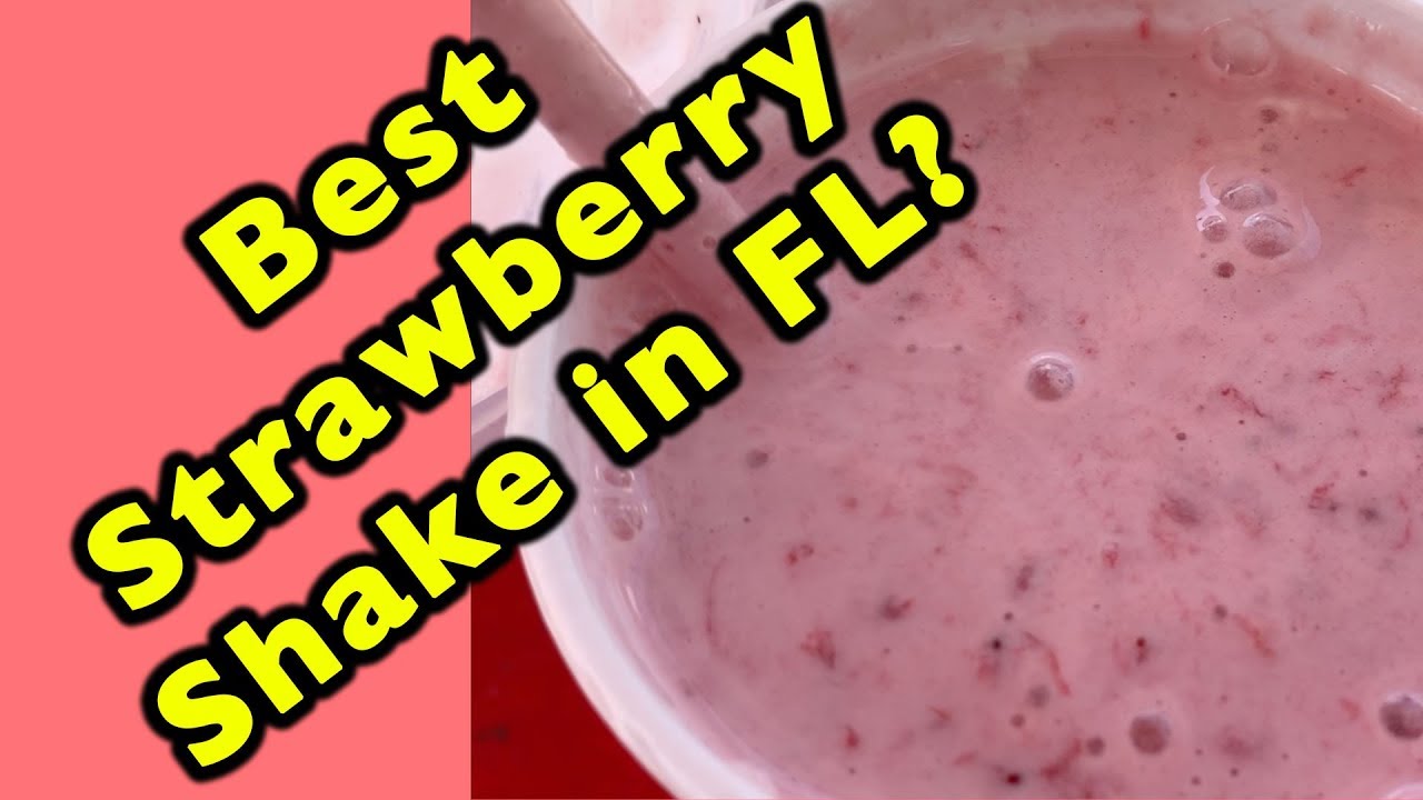 Plant City Florida Best Strawberry Milkshake Stand is in America