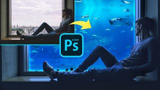 The Aquarium photo manipulation | PS Touch for Beginners PART 2 screenshot 4
