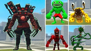 EVOLUTION TITAN SPEAKERMAN Garten of Banban Rainbow Friends SKIBIDI TOILET BOSSES Garry’s Mod #3