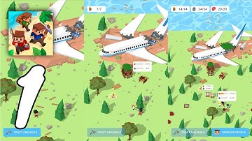 Isle Builder: Click to Survive Gameplay Walkthrough #1 (Android, IOS)