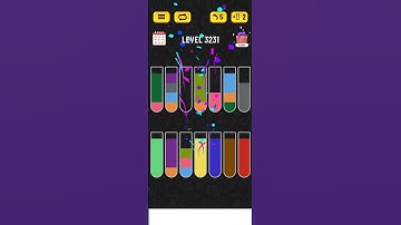 Water sort puzzle - Level 3231 #puzzle #games #watersortpuzzle #level #gaming #gameplay #solution
