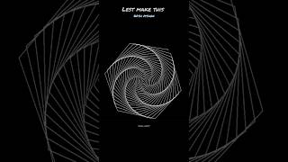 Python Turtle Spiral Animation 🐍✨ | Colorful Coding Visual 🔥 #Shorts