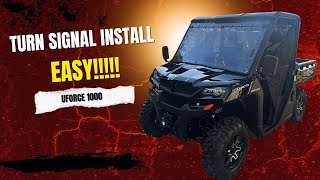 CFMOTO UForce 1000 Turn Signal Install | Wiring, Switches & Tips