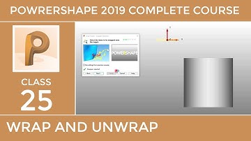 PowerShape 2019 Tutorial # 25 - Text Wrap And Unwrap on Solid - Urdu/Hindi