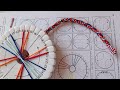 Kumihimo Professional Tutorial in Red, Blue, and Orange