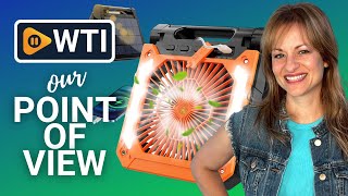 20000mAh Solar Battery Operated Fans | Our Point Of View