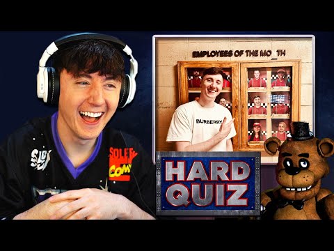 I WAS A FNAF QUESTION IN A GAME SHOW