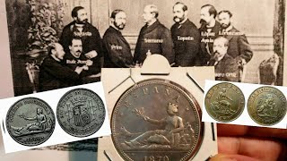 Las Pesetas del Gobierno Provisional (Sexenio Democrático 1868 - 1874).