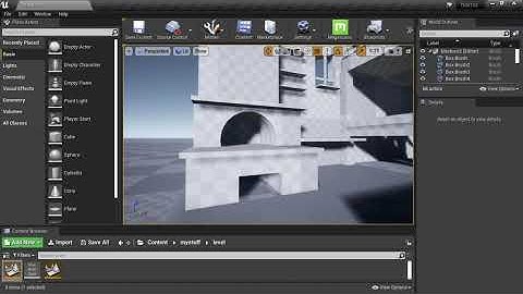 BSP Blockout using UE4