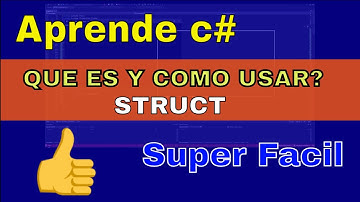 Domina el struct en c# con ejemplos FACIL en menos de 10 minutos