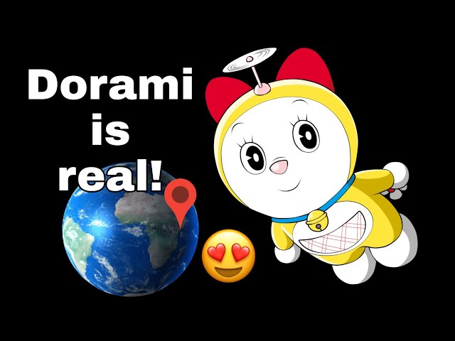 Dorami is real😍😍!! on google earth🌎#doraemon#dorami class=