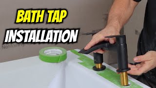 How to Install Bath Taps | FULL A-Z GUIDE | Cutting Your Acrylic Bath