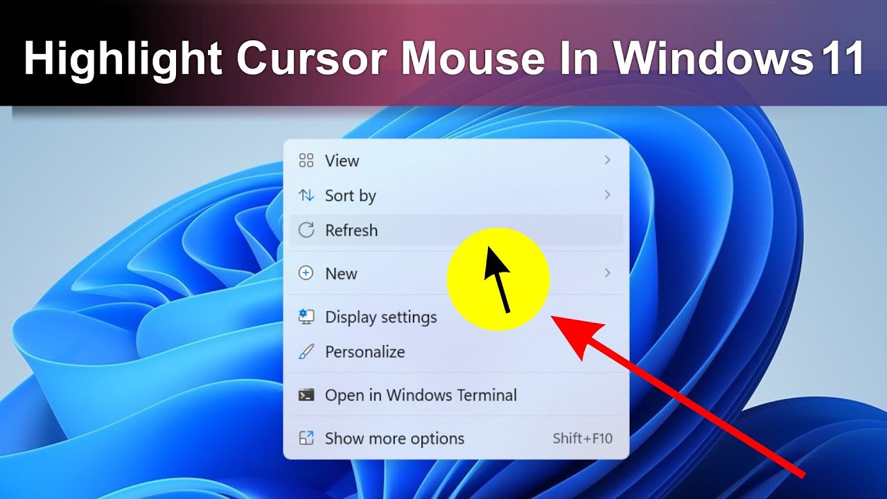 Highlight Your Cursor for Windows 11/10 - gHacks Tech News