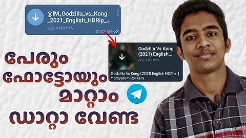 How to rename and change thumbnail of files in Telegram | പേര് മാറ്റി എടുക്കാം 😘 ഡാറ്റാ വേണ്ട 💠