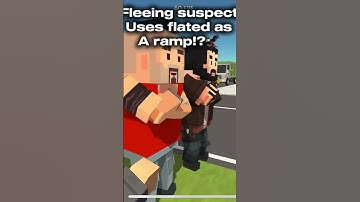 Fleeing suspect uses flated as a ramp?! 🦅#edit#roleplay#simplesandbox#epic#shorts