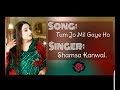 Song: Tum Jo Mil Gaye Ho | Singer: Shamsa Kanwal Whatsapp Status Video Download Free