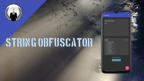String Obfuscator - Android Apps