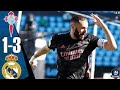 أهداف ريال مدريد3 1 سيلتا فيجو تألق كريم بنزيما 