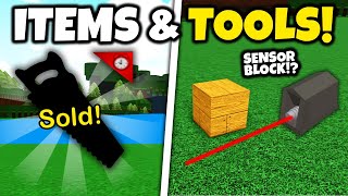 *NEW* UPDATE ITEMS & TOOLS!? | Build a boat for Treasure ROBLOX