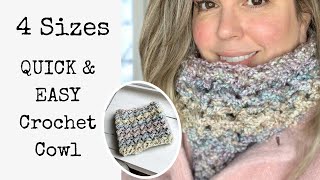 30 Minutes, 1 Amazing Cowl: Quick and Easy Crochet Chunky Crochet Cowl - FREE PATTERN in 4 Sizes by Pretty Darn Adorable Crochet Tutorials 1,210 views 3 months ago 12 minutes, 55 seconds