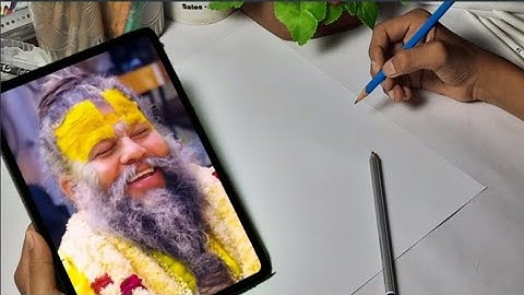 Premanand ji maharaj drawing, outline tutorial, How to draw a Premanand ji maharaj step by step 🥰
