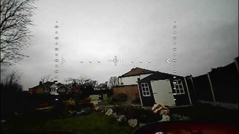 Eachine Aurora 90 1st fpv flight.  Dodgy flying!