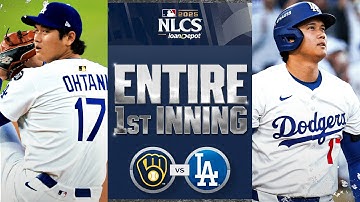 Shohei Ohtani struck out 3 Brewers and slugs a home run to open Game 4 of the NLCS! 💪 | 大谷翔平 ハイライト
