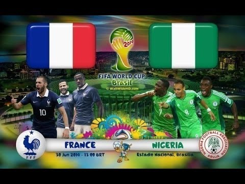 Video: Vòng 1/8 FIFA World Cup 2014: Pháp - Nigeria