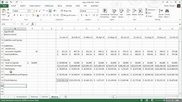 How to model a balance sheet | Pluralsight